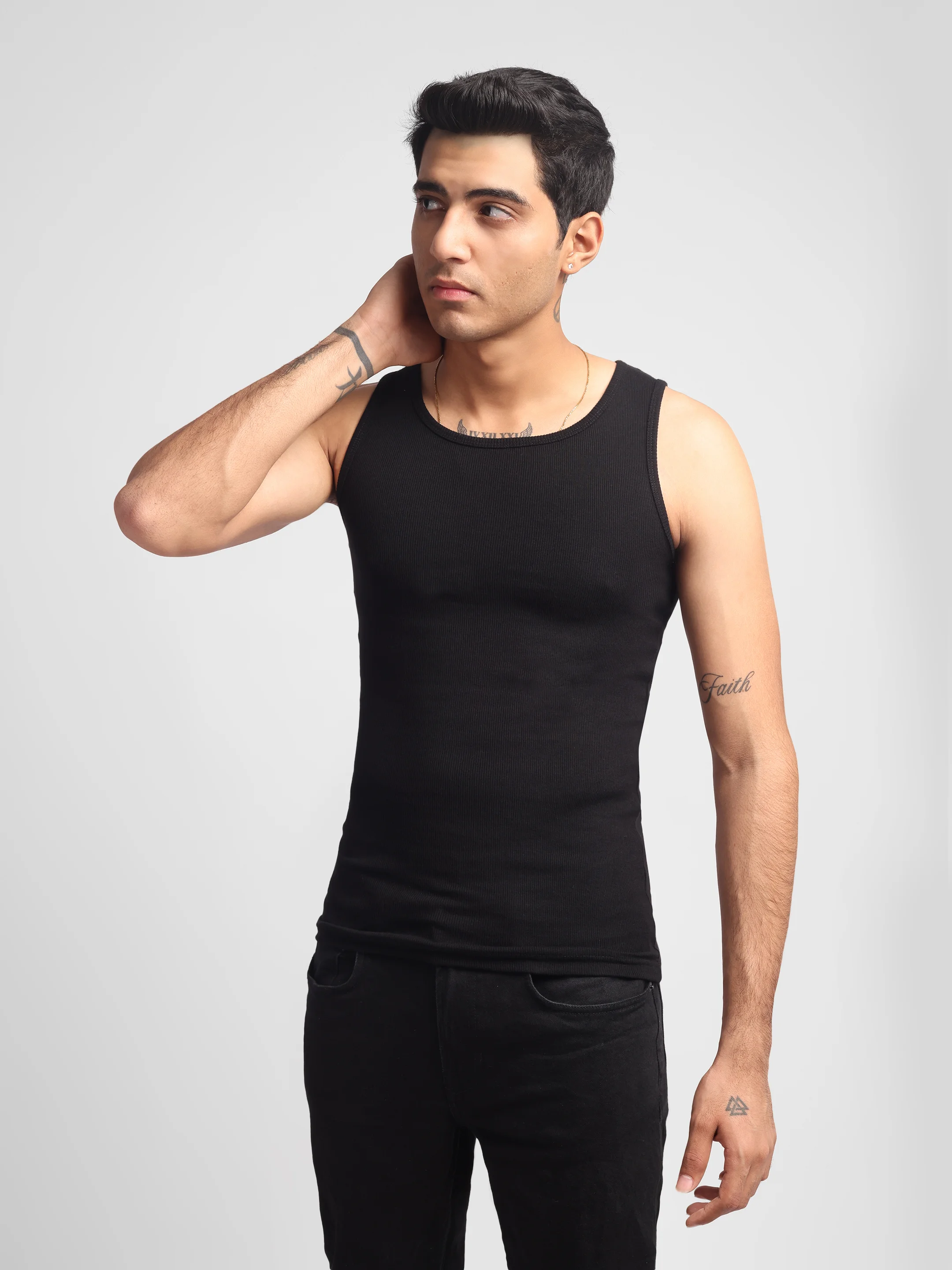 male model ecommerce photography Innerwear & Sleepwear Vests